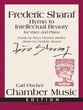Hymn to Intellectual Beauty Vocal Solo & Collections sheet music cover